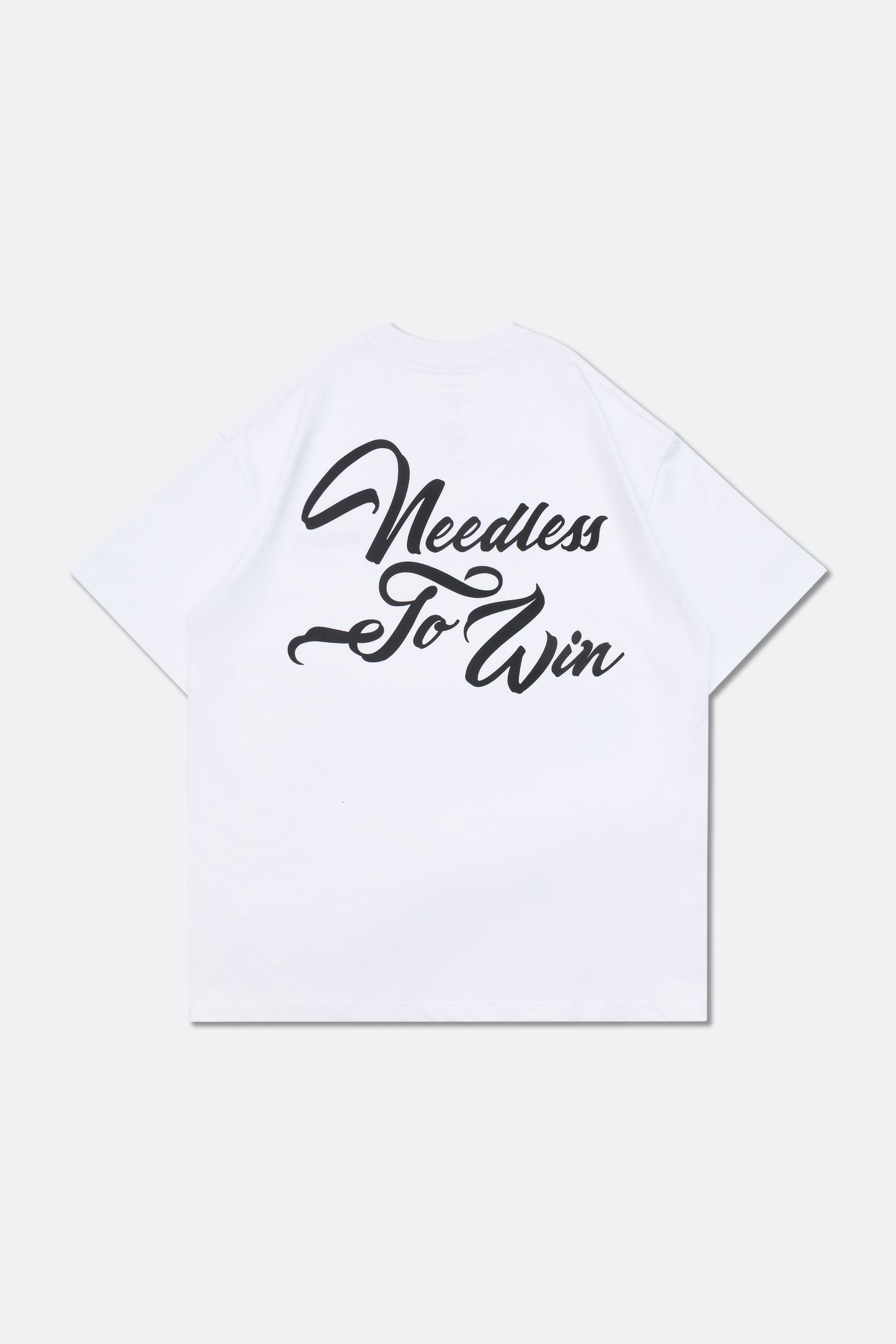 NEEDLESS 獅王無用 NEEDLESS TO WIN TEE / WHITE