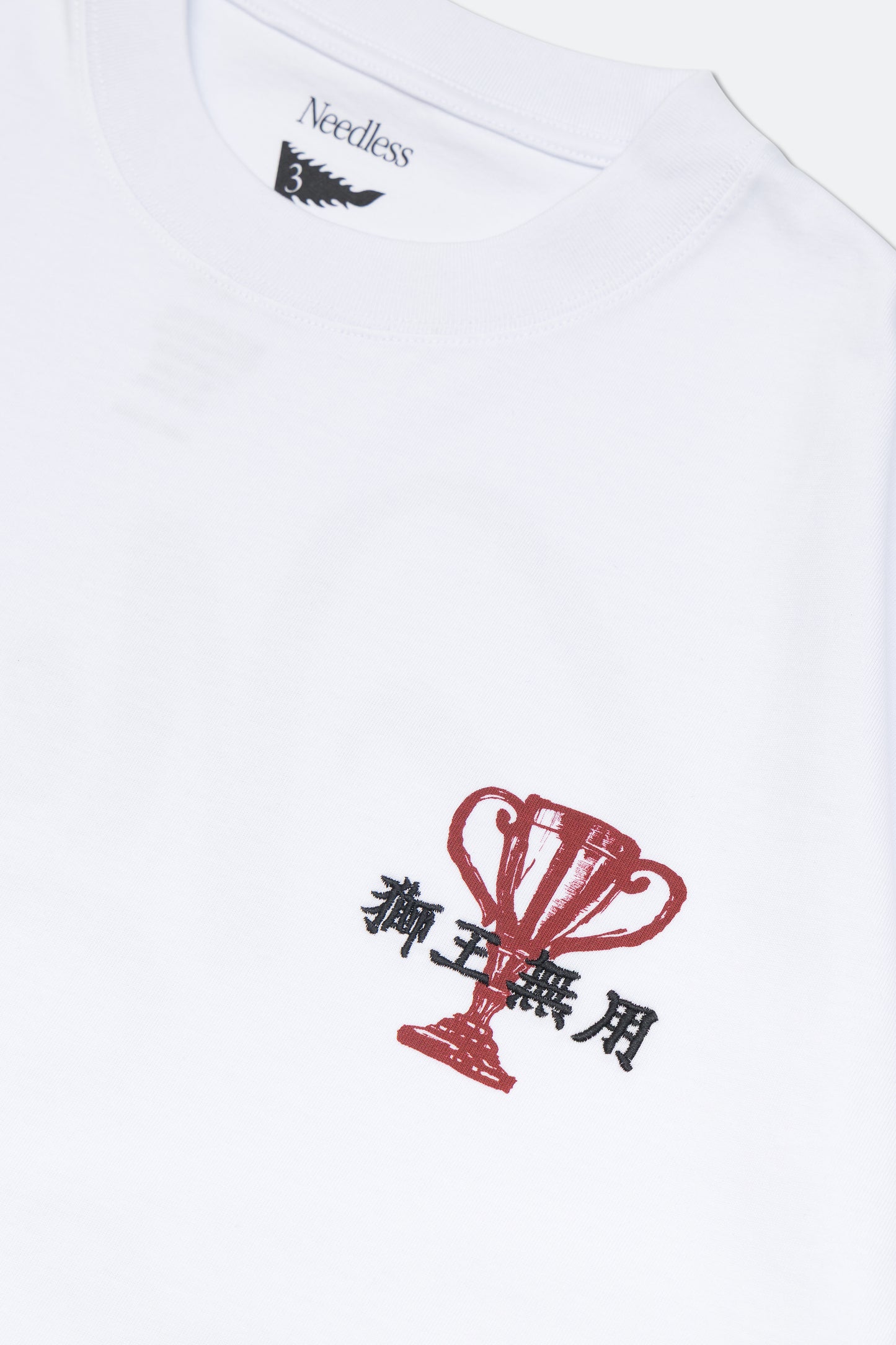 NEEDLESS 獅王無用 NEEDLESS TO WIN TEE / WHITE