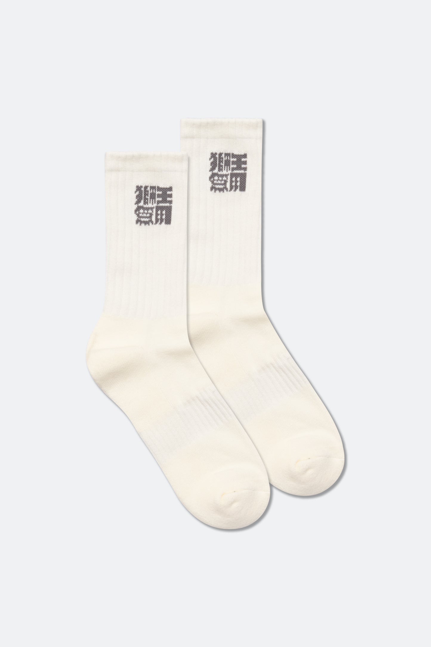 NEEDLESS LOGO SOCKS PACK/ BLACK/ CREAM