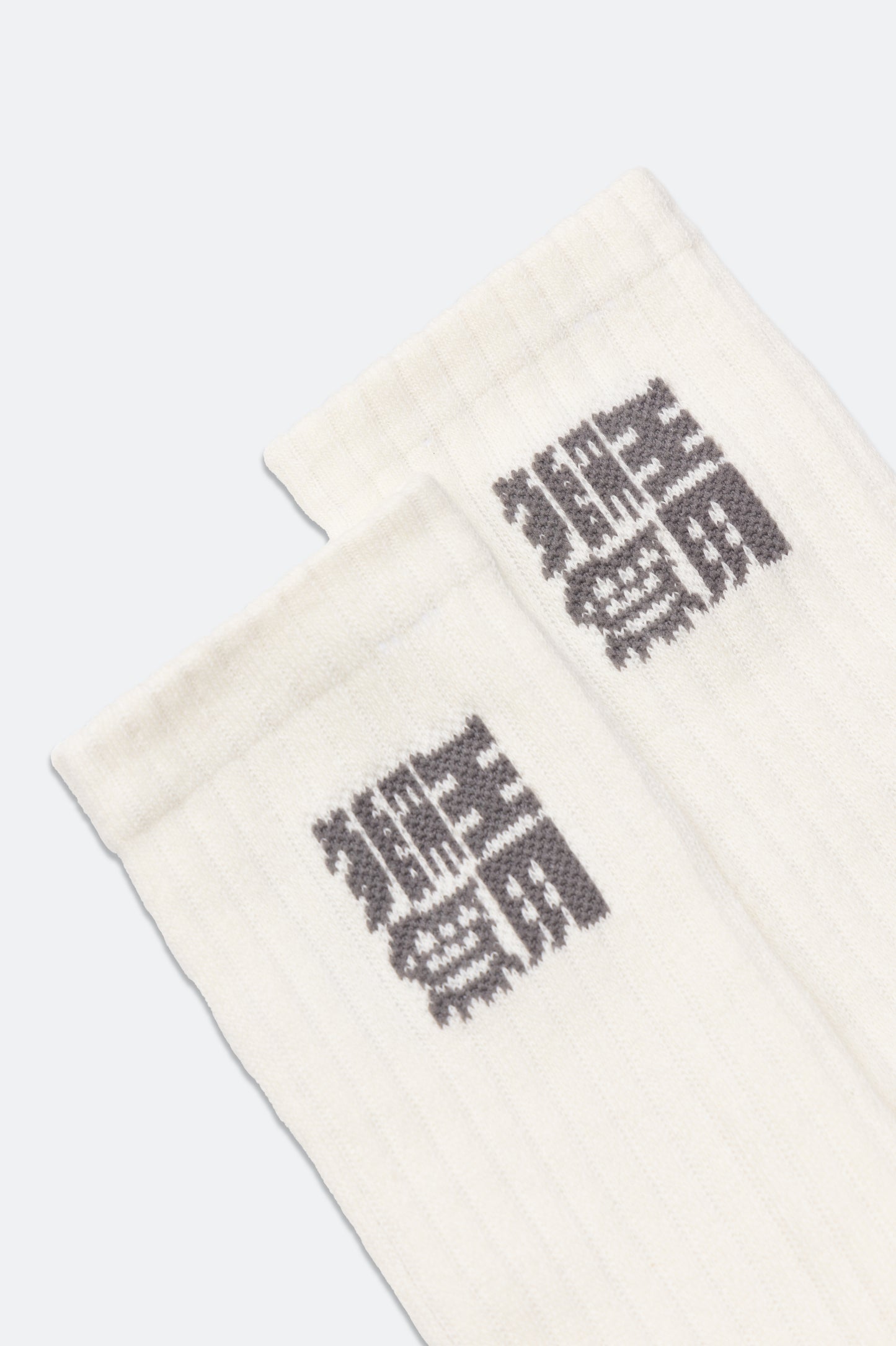 NEEDLESS LOGO SOCKS PACK/ BLACK/ CREAM