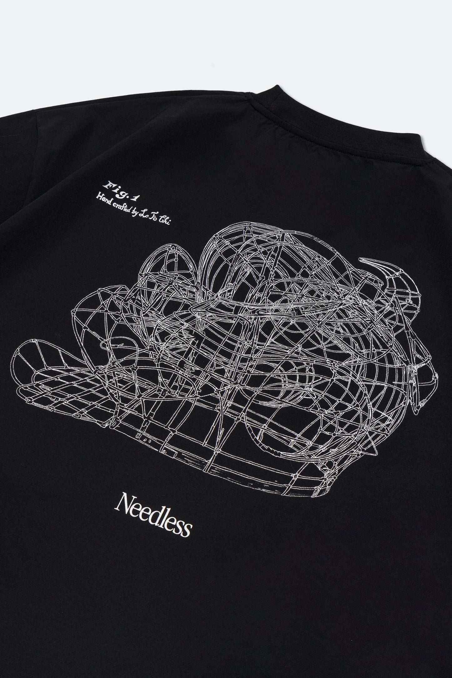 NEEDLESS「勝頭」 SPORTSTYLE TEE/ BLACK