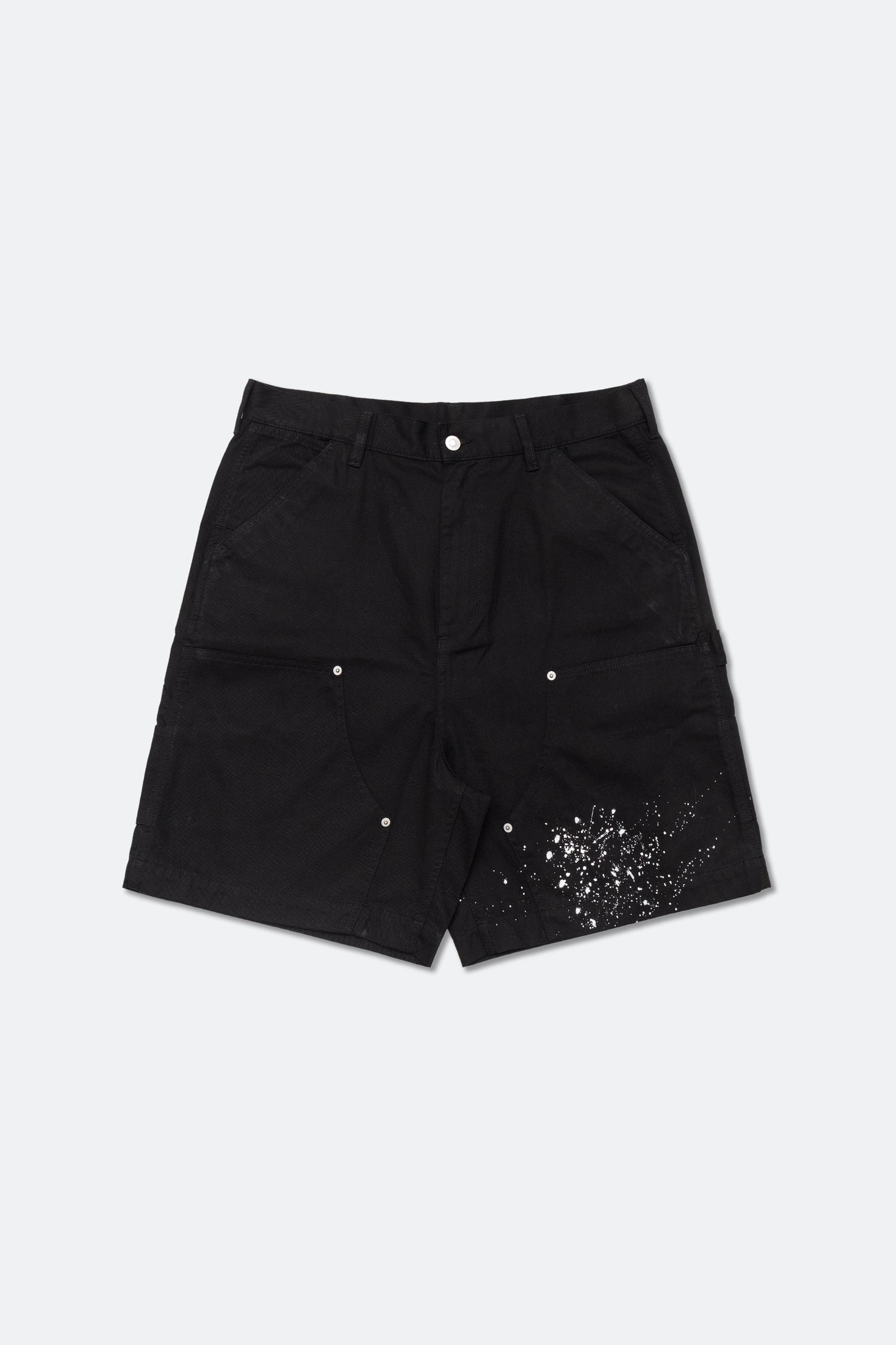 獅王無用 NEEDLESS SS25 - NEEDLESS PAINTING WORKER SHORTS / BLACK