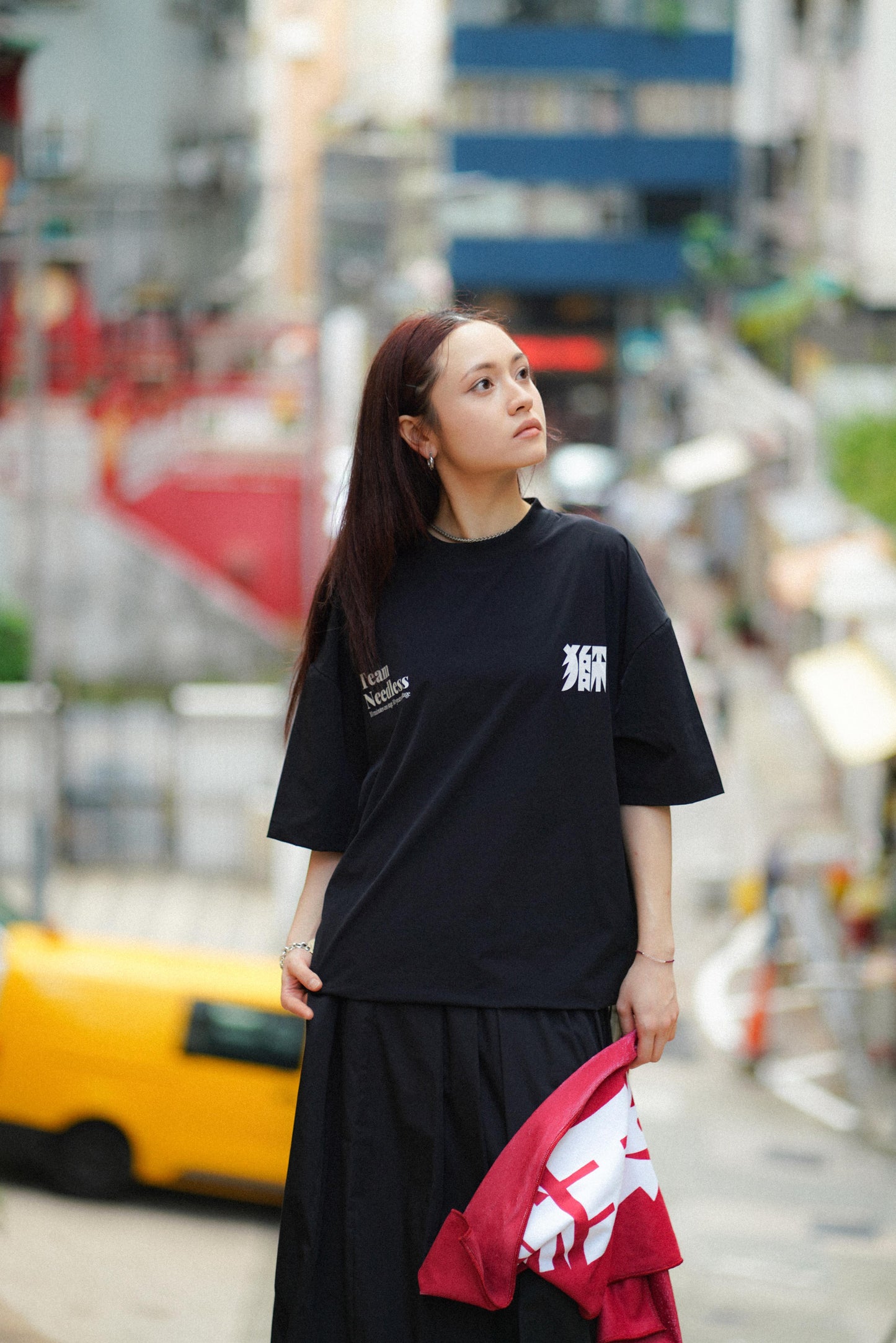 NEEDLESS「勝頭」 SPORTSTYLE TEE/ BLACK
