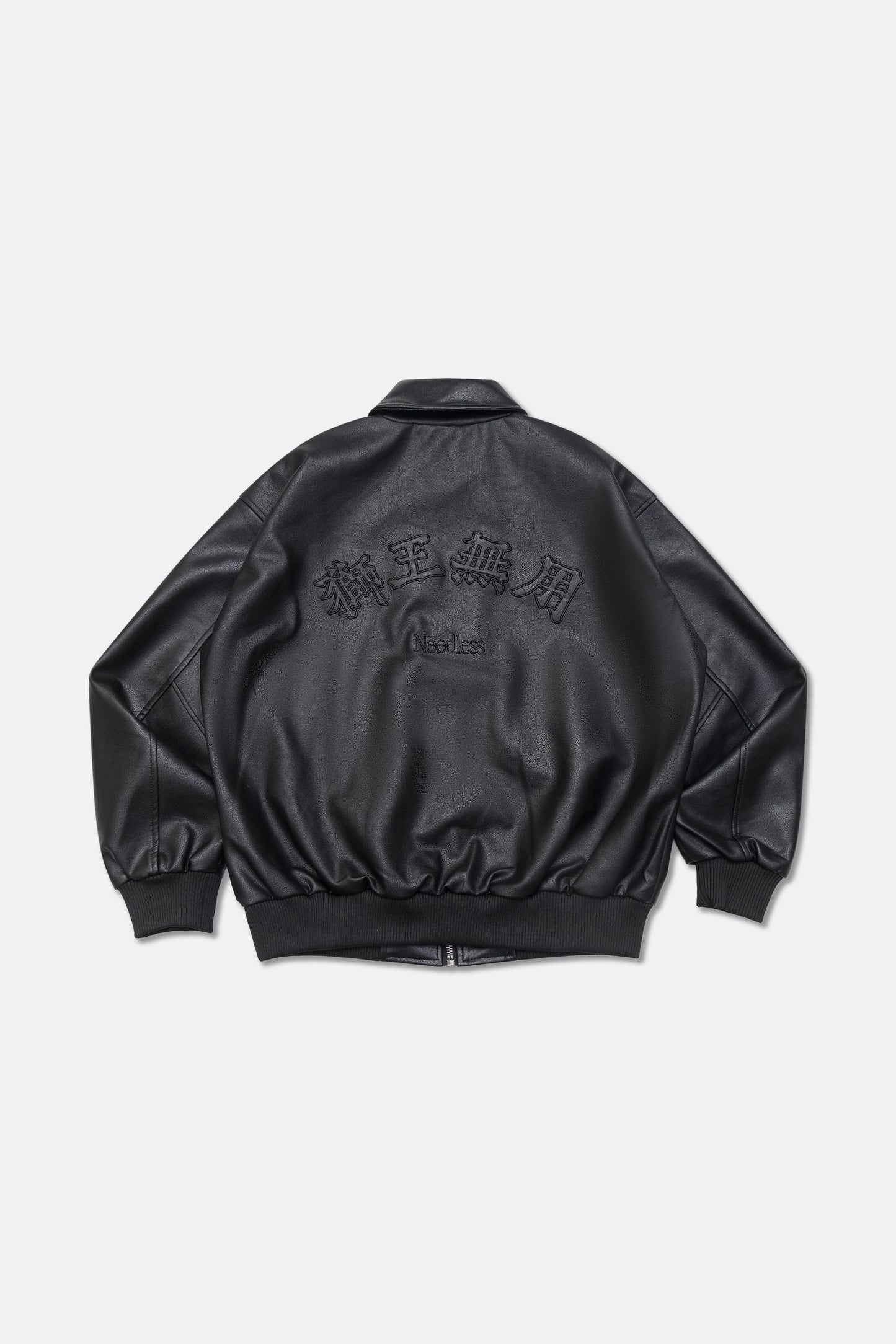 《RESTOCKS》獅王無用 NEEDLESS FW25 SPECIAL PRODUCT I BOMBER JACKET l BLACK