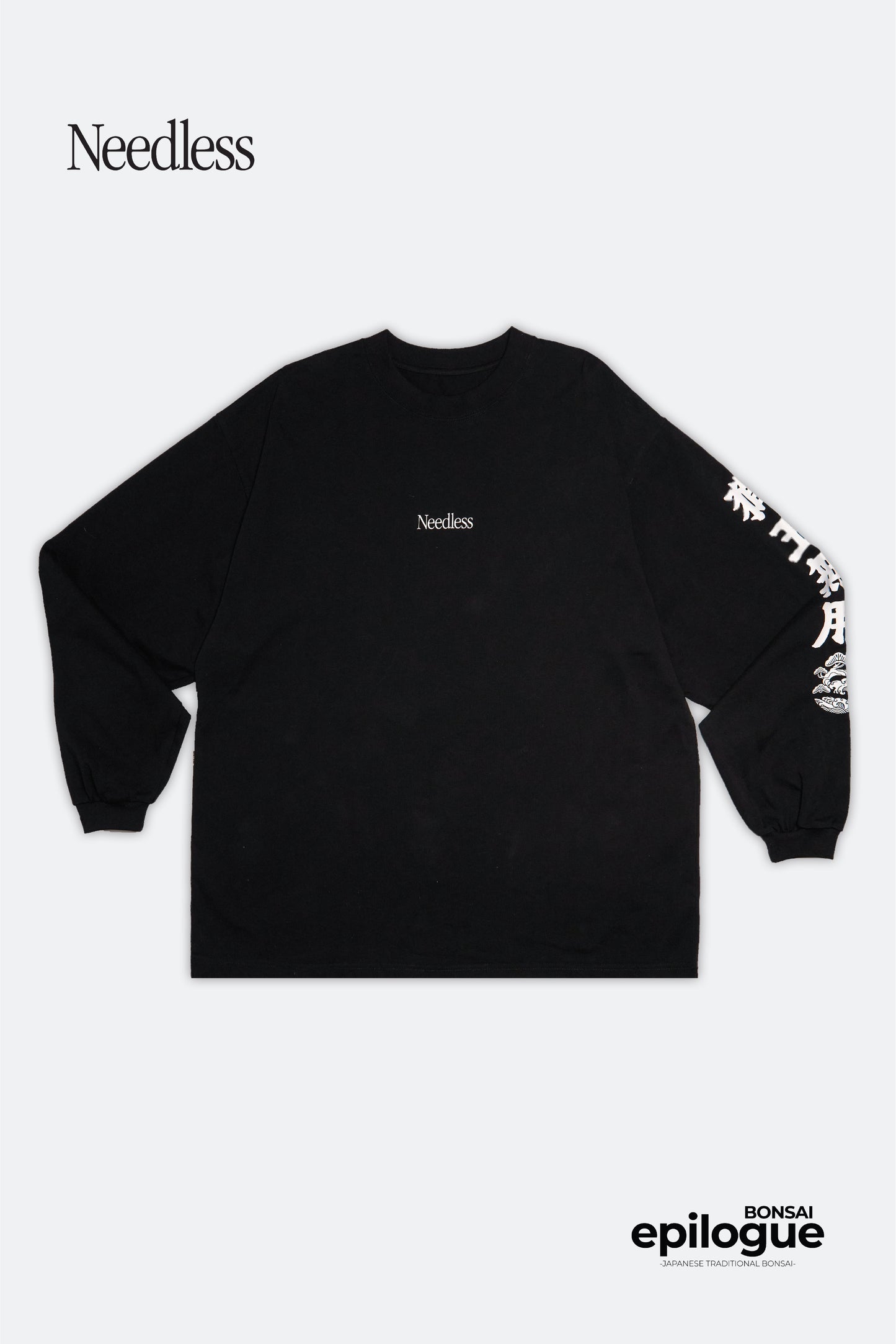 NEEDLESS x EPILOGUE LONG SLEEVE/ BLACK