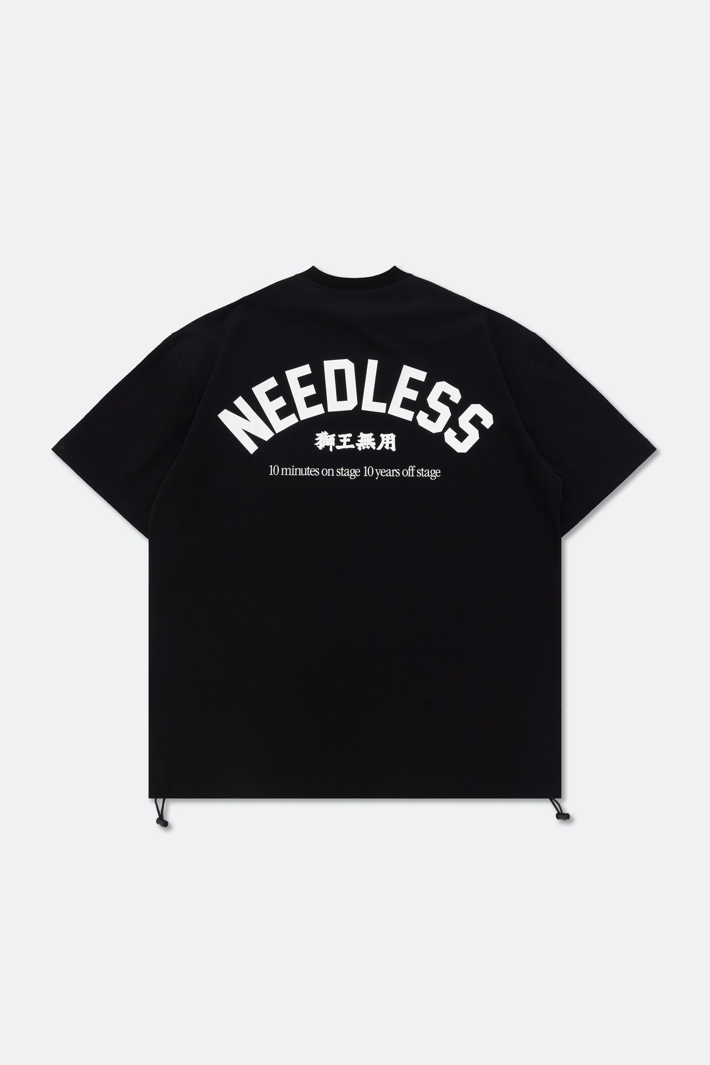 NEEDLESS 獅王無用 SS25 SPORTSSTYLE TEE/ BLACK