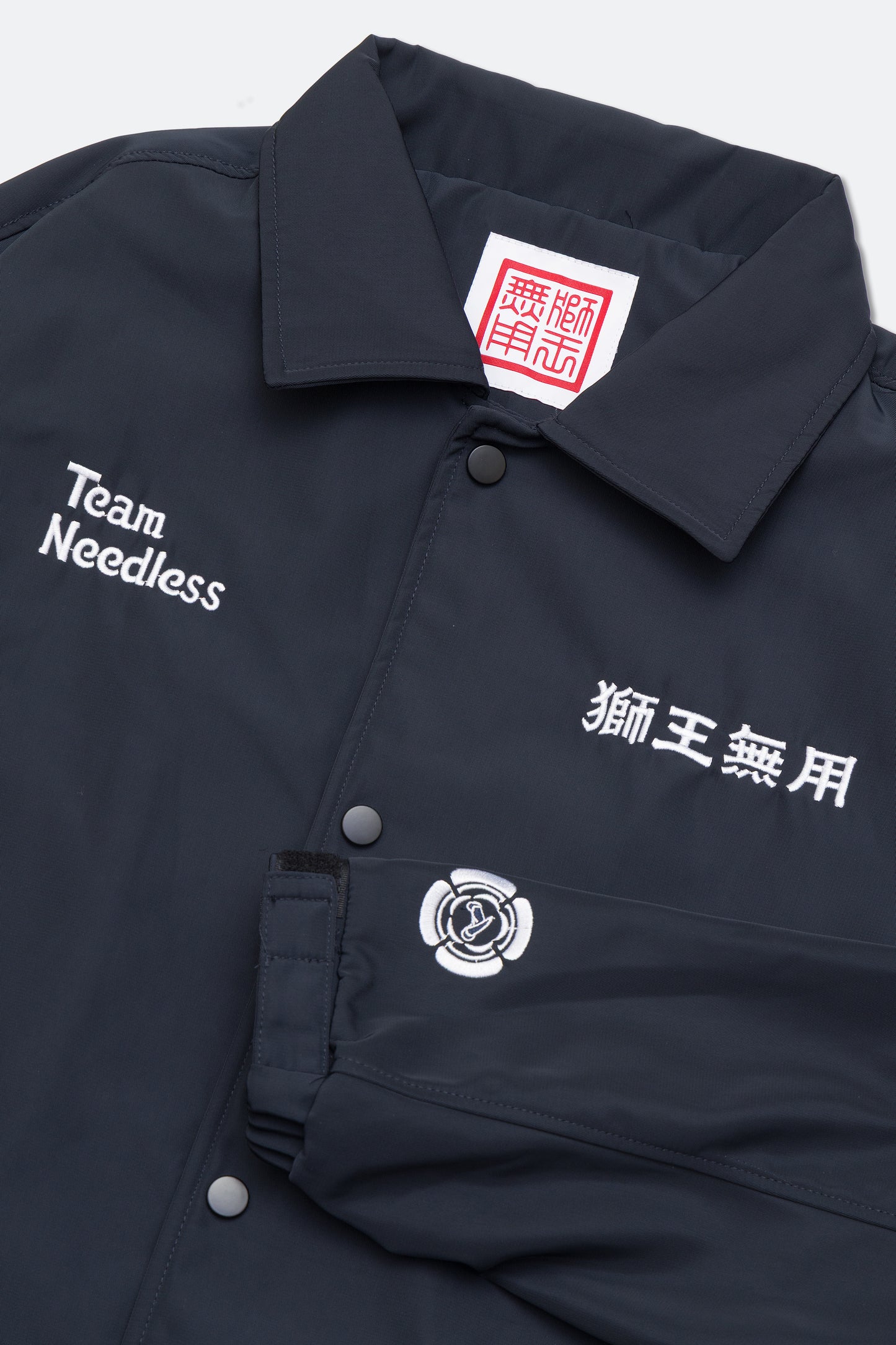 NEEDLESS SPECIAL PRODUCT 26 「吉祥獅王」I EMBROIDERY COACH JACKET / NAVY