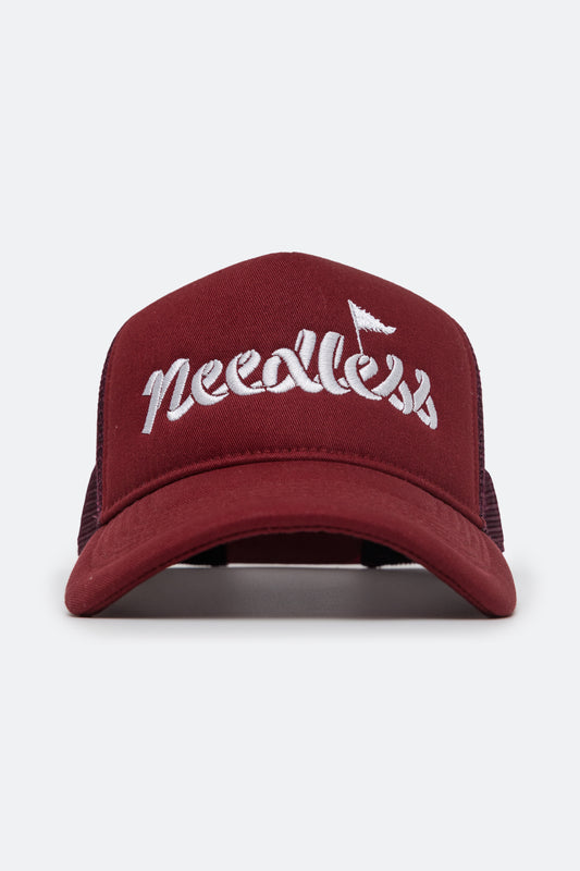 NEEDLESS 獅王無用 SS25 TRUCKER CAP / RED