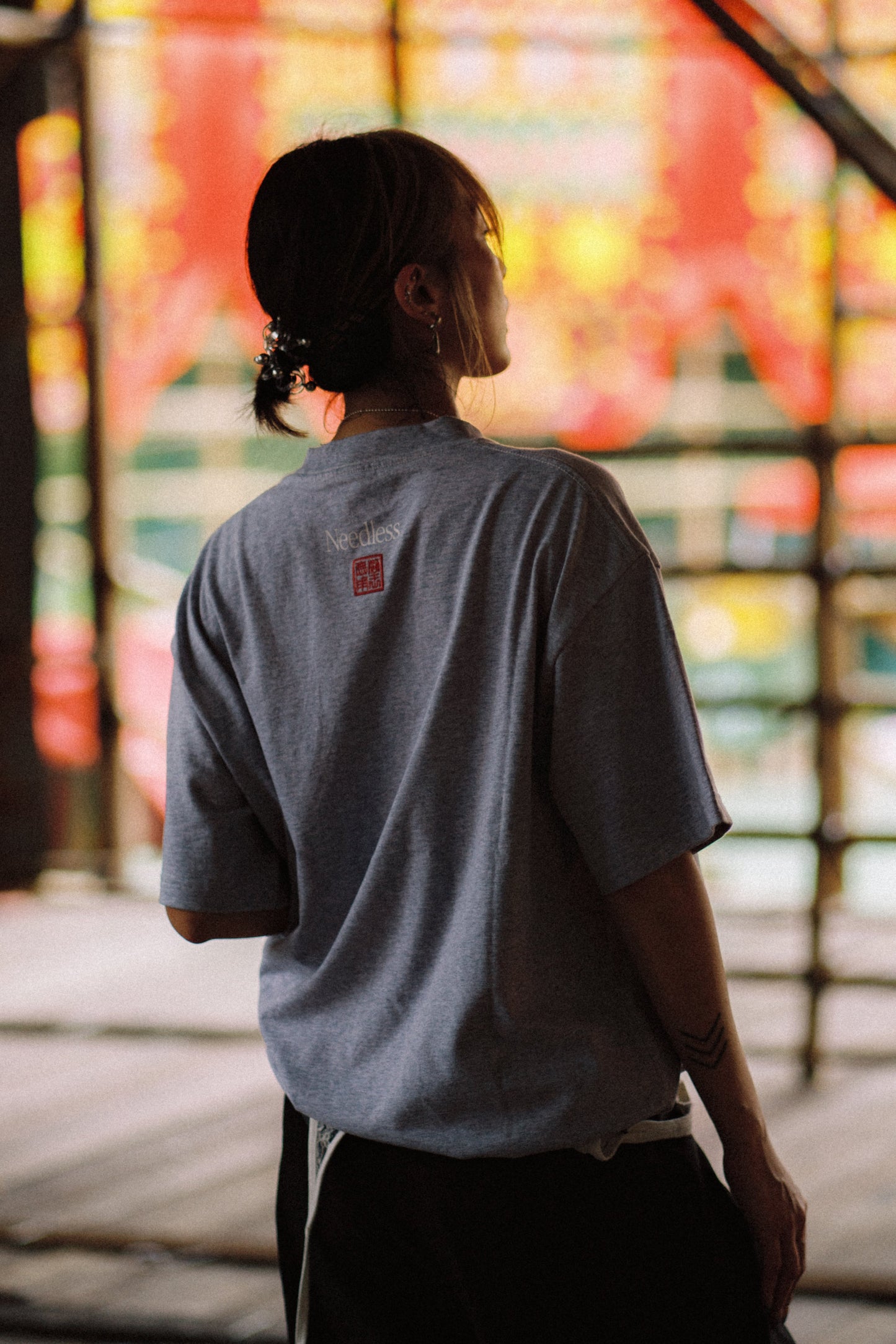 NEEDLESS 獅王無用 MAINLINE SS26 OUTDOOR TEE I GREY
