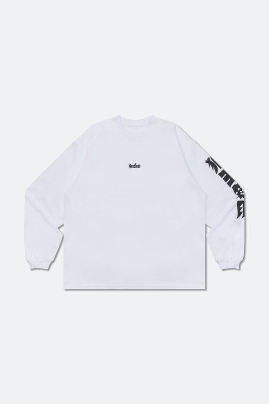 NEEDLESS CHINESE LONG SLEEVE/ WHITE