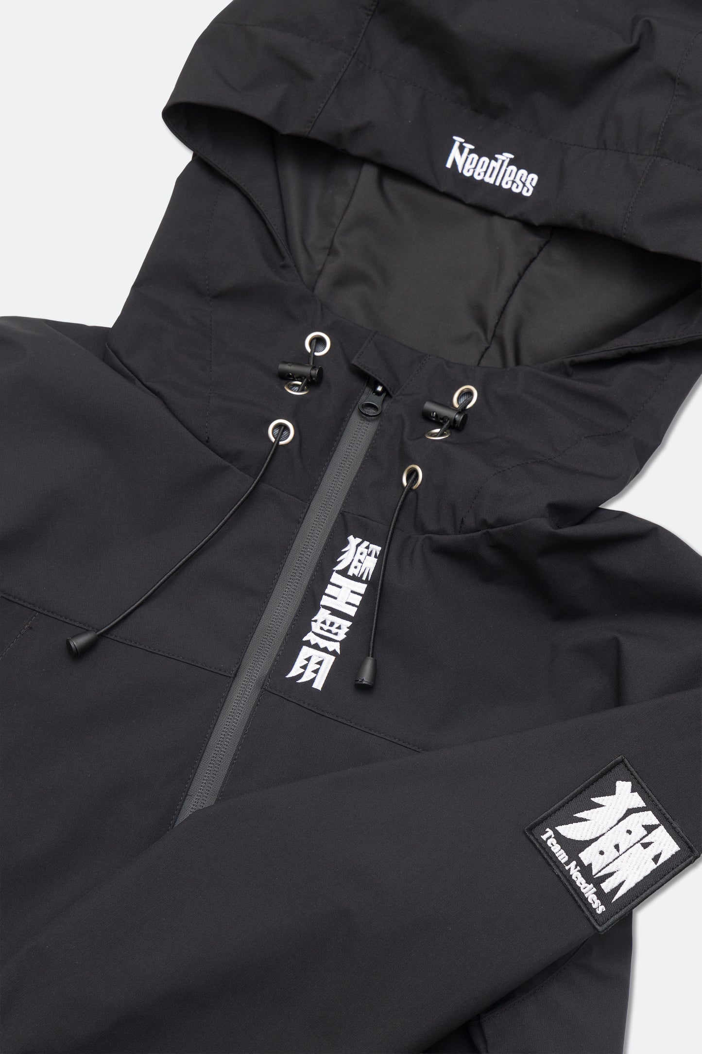NEEDLESS SPECIAL PRODUCT 26 「張飛獅」 WINDBREAKER JACKET / BLACK