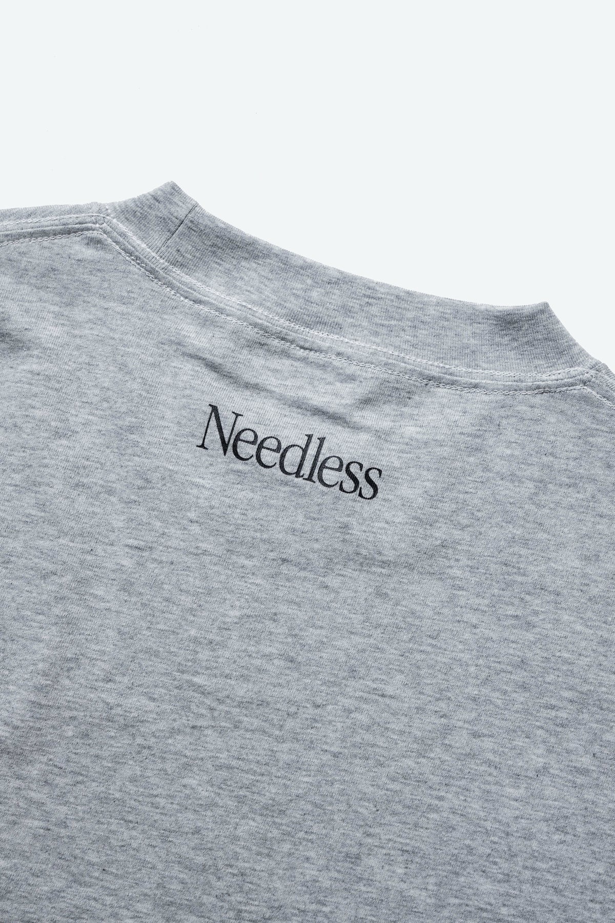 NEEDLESS SS26 豬鼻雲 I SIGNATURE TEE I GREY