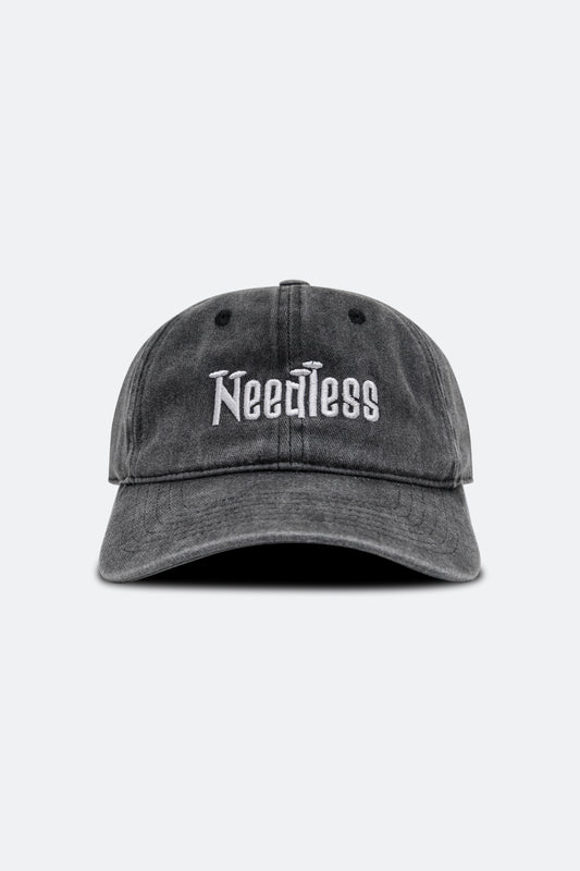 NEEDLESS WASHED CAP / BLACK