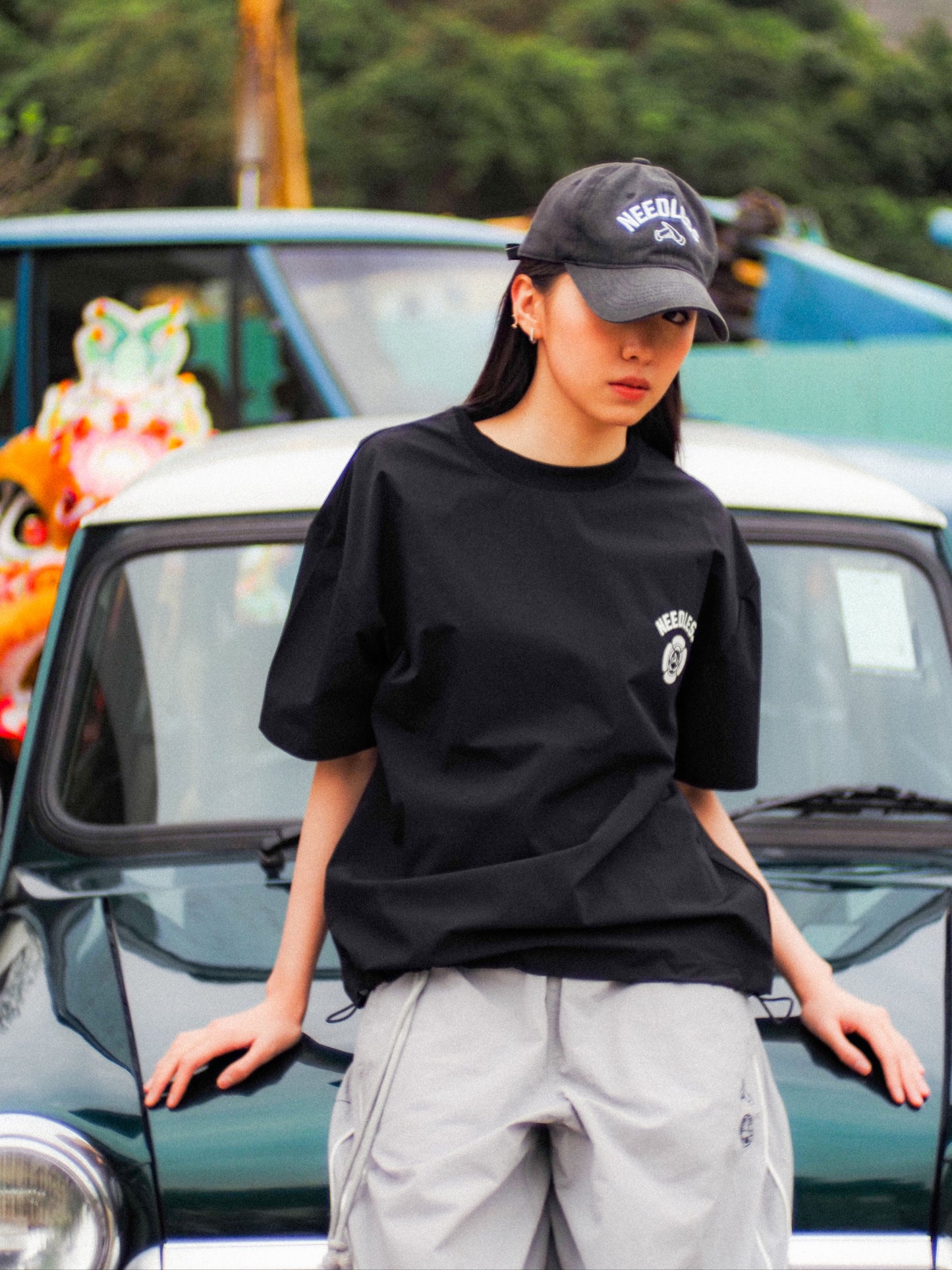 NEEDLESS 獅王無用 SS25 SPORTSSTYLE TEE/ BLACK