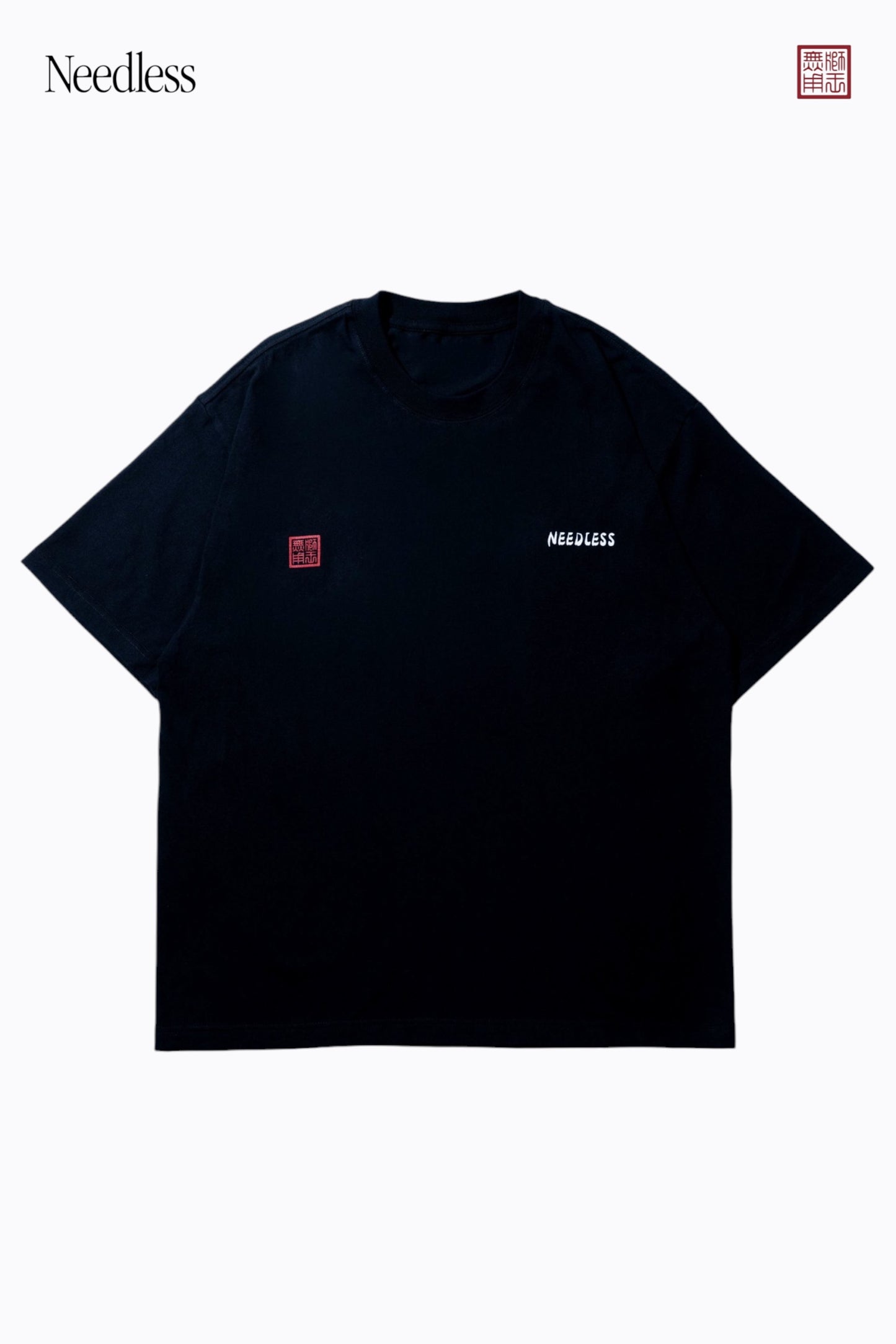 NEEDLESS SS26 「獅王無用」 REGULAR TEE I BLACK