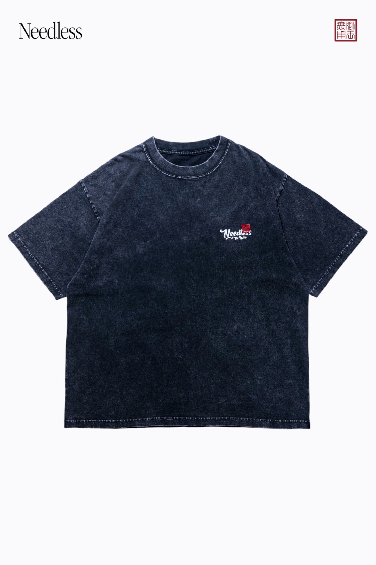 NEEDLESS SS26 吉祥獅王「撲」別注 TEE /  WASHED BLACK