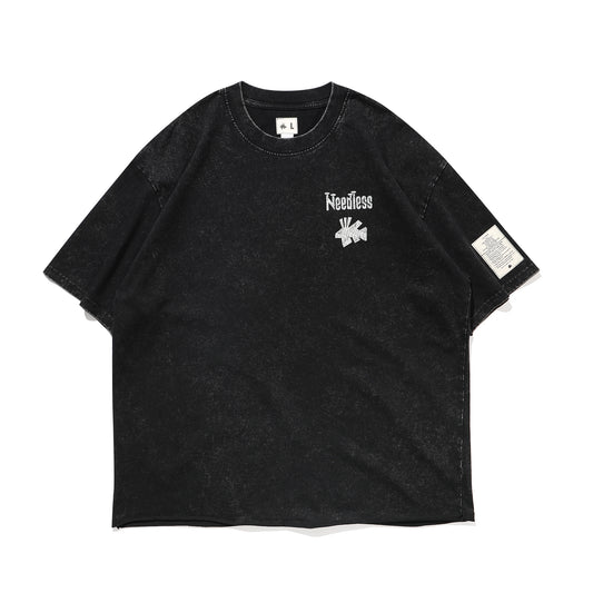 CSxNeedless Member Tee - Washed Black