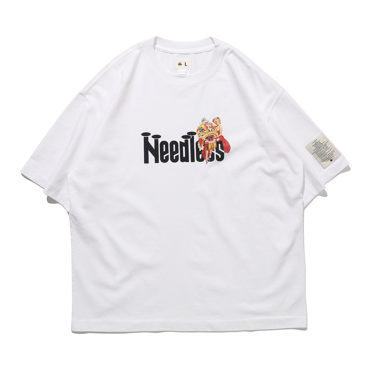 CSxNeedless Pinup Model Tee - White