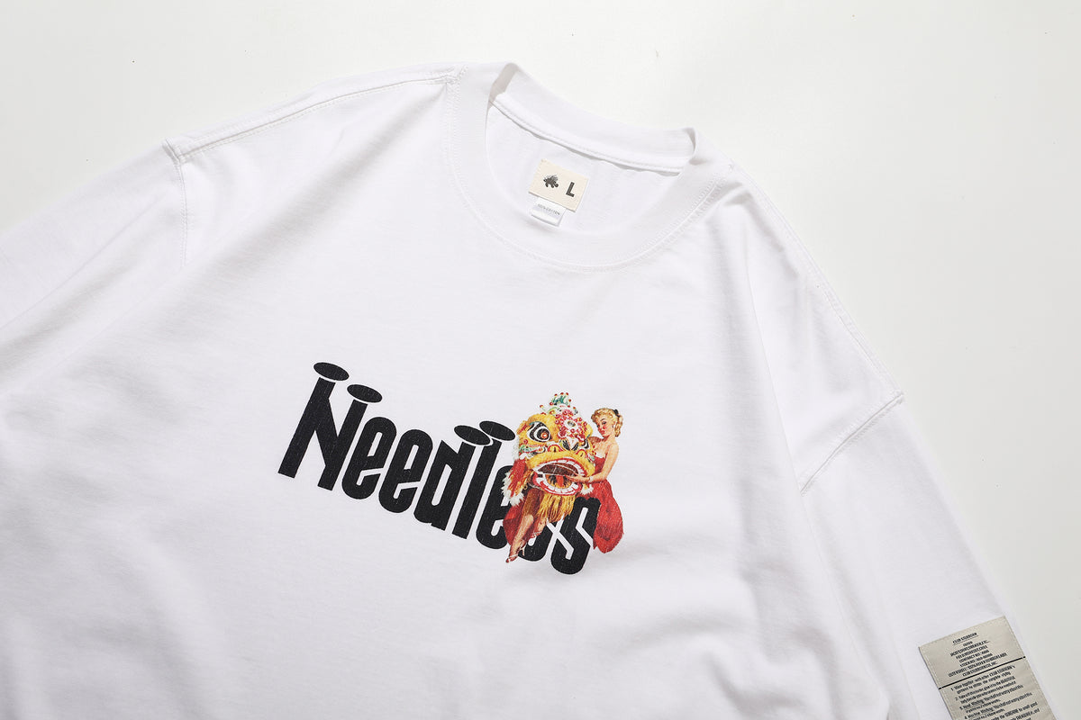 CSxNeedless Pinup Model Tee - White
